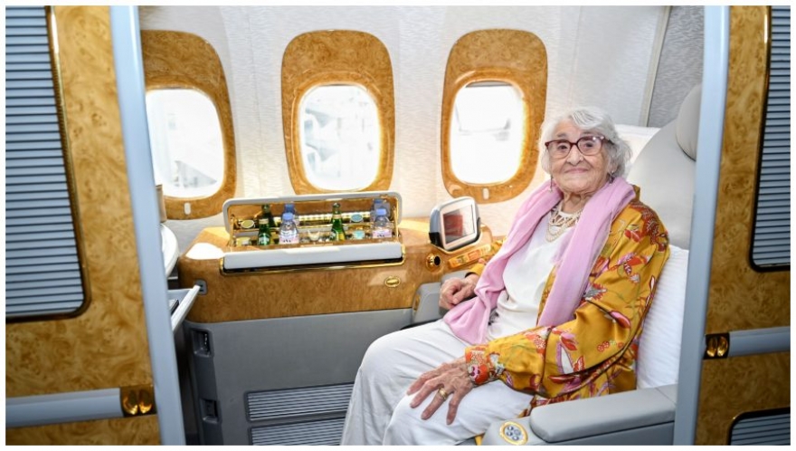 Emirates Welcomes 101-year-old Centenarian Rachida Smati Onboard
