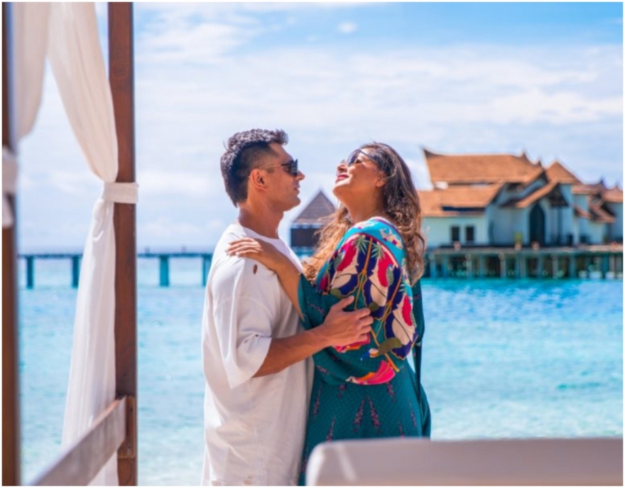 Bollywood Stars Bipasha Basu and Karan Singh Grover Celebrate Daughter’s Birthday at OZEN RESERVE BOLIFUSHI