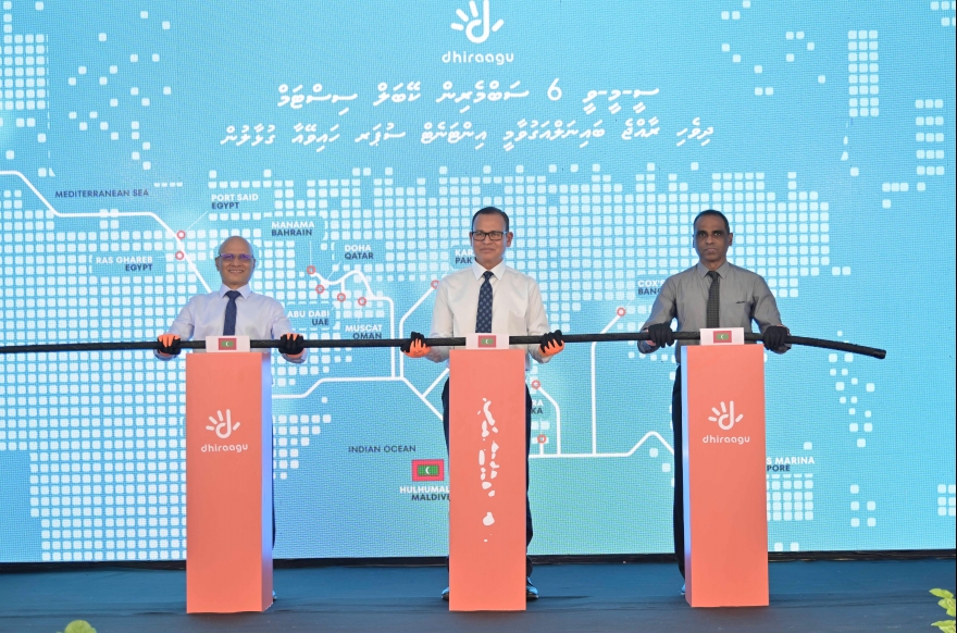 Dhiraagu Inaugurates the Latest Global Super-Highway Sea-Me-We 6 Submarine Cable Landing in the Maldives