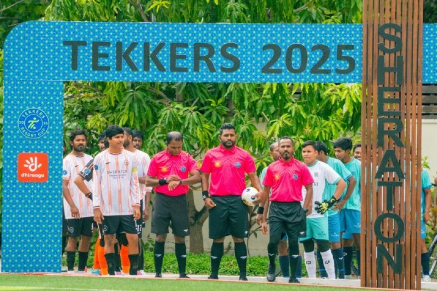Tekkers Dhiraagu Resort Cup 2025 North Kaafu Zone kicks off at Sheraton Maldives