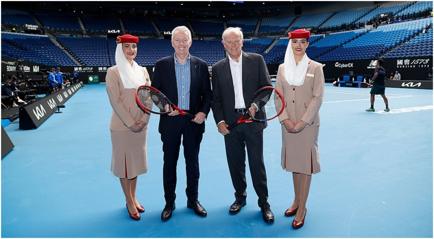 Emirates Returns as Official Airline of the Australian Open for Five More Years