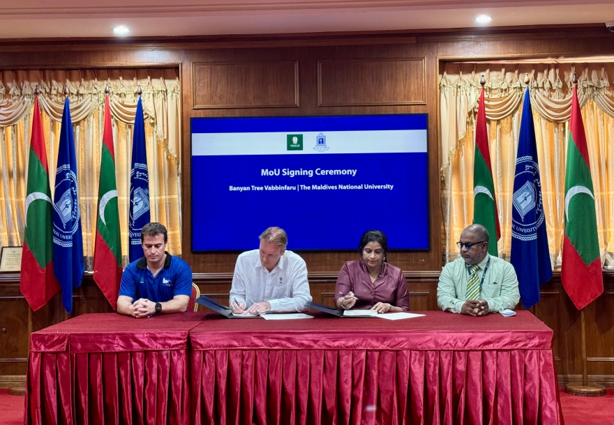 Banyan Tree Vabbinfaru and Maldives National University Sign MOU to Launch Marine Foundational Course, Empowering the Next Generation of Ocean Stewards in the Maldives