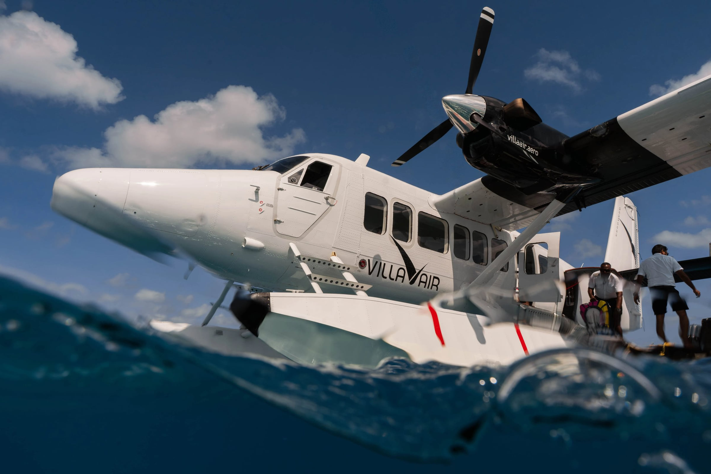 Villa Resorts and Villa Air Launch Panoramic Seaplane Transfers to Villa Park