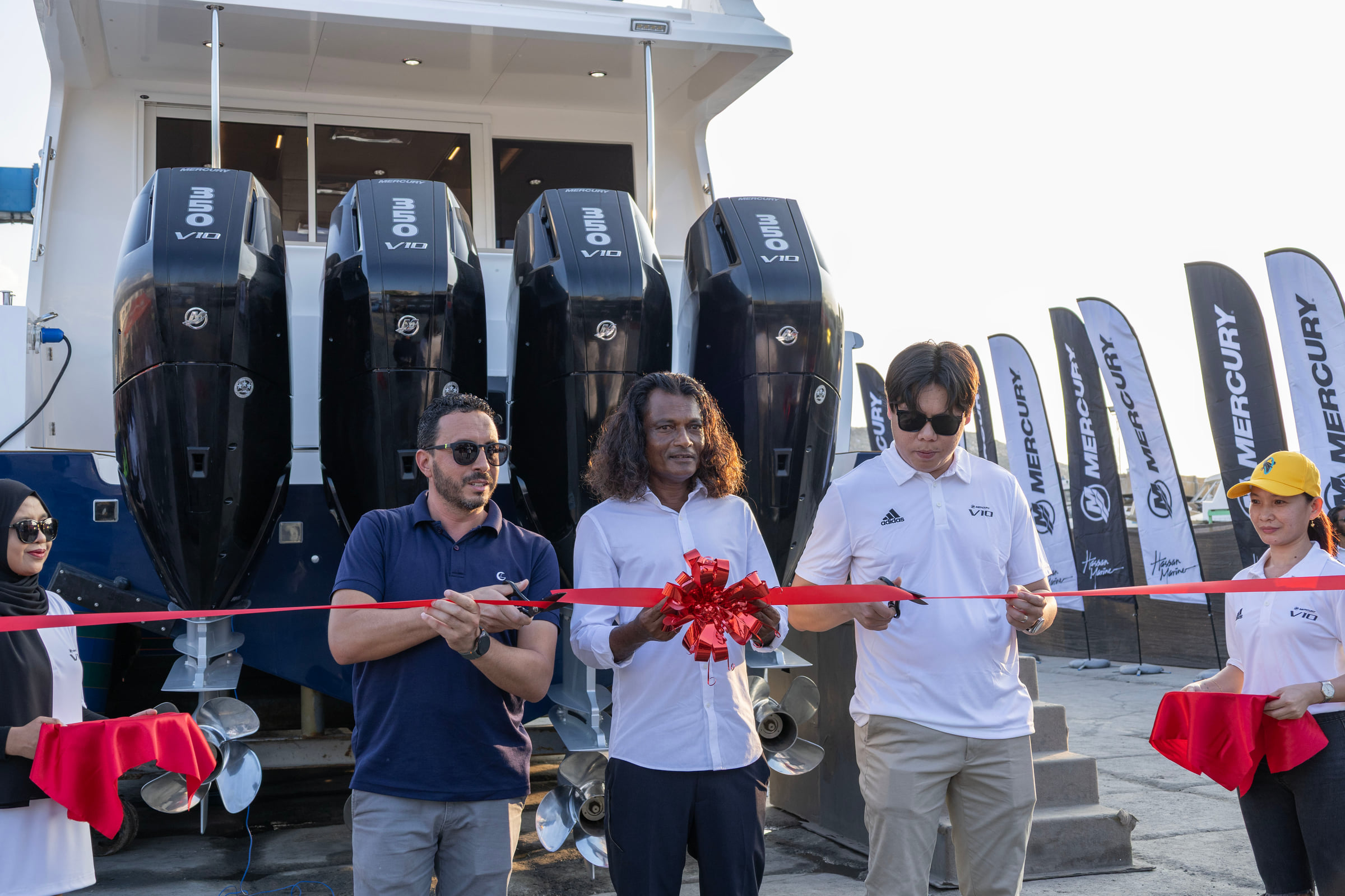 Hassan Marine Launches Mercury V10 SeaPro 350hp with Gulf Craft